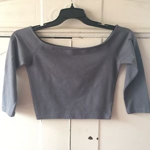 Hollister Off-The-Shoulder Crop Top